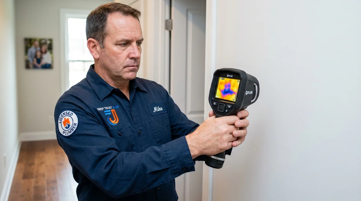 Thermal imaging leak detection by Johns Plumbing LLC in Nelson